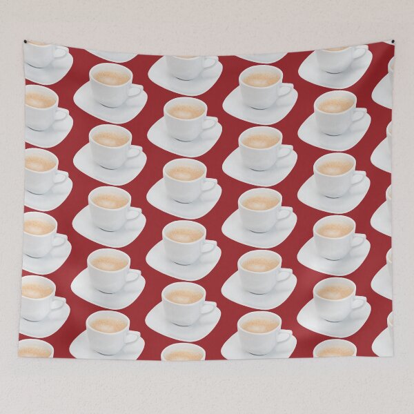 Item preview, Coffee With Milk Cappuccino In A White Cup On A White Saucer designed and sold by Phantasmal-2-do.