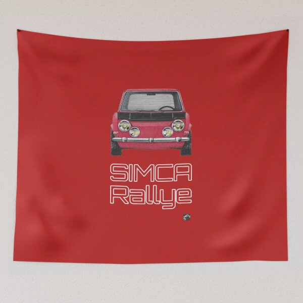 Item preview, Geo3Doodles Simca Rallye Doodle designed and sold by Geo3doodles.