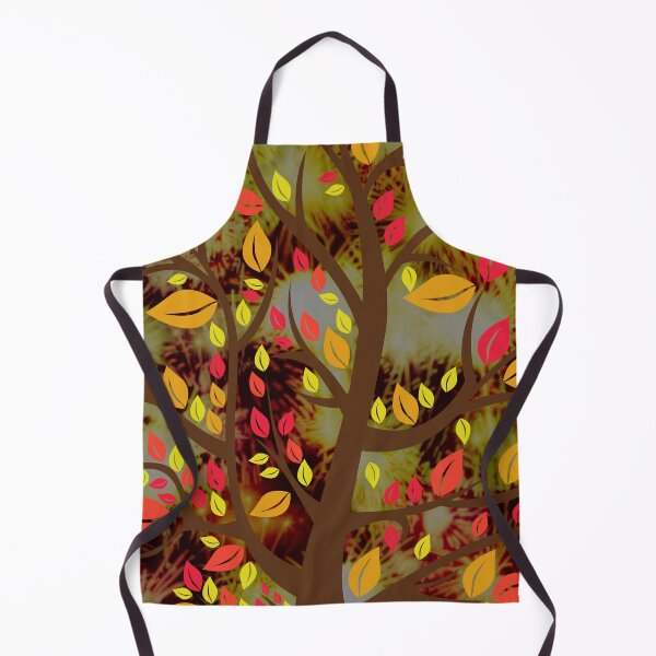 Artikelvorschau, Herbstlaub gemustert entworfen und verkauft von Designs By YL.
