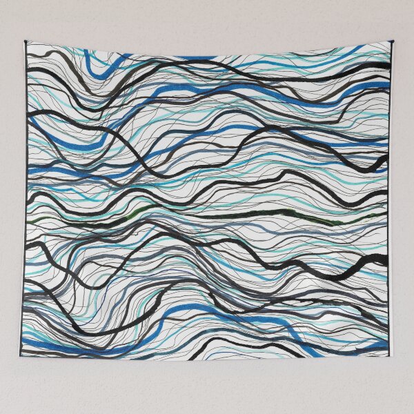 Item preview, ~ WAVES ~ Hand Drawn Ink Design designed and sold by TaltalimDesign.