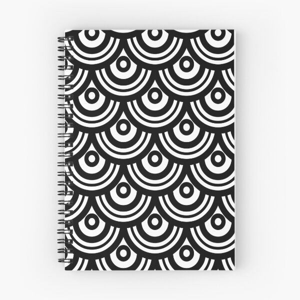 Item preview, Retro black and white semicircles designed and sold by IoanaHraball.