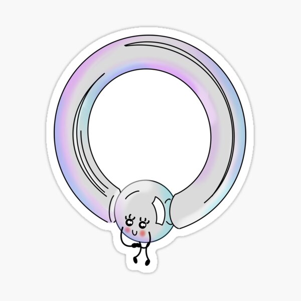 Cute Captive Bead Ring Sticker