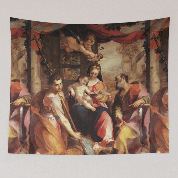 Item preview, Federico Barocci - Virgin and Child with Sts Simon and Jude  designed and sold by Vintage Designs +.
