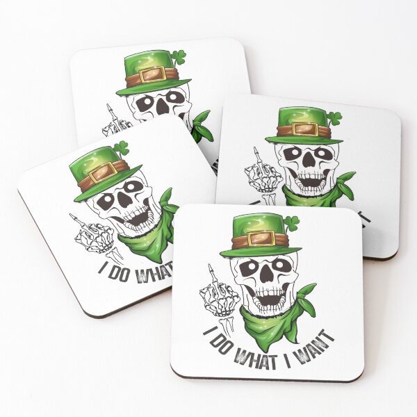 Item preview, I Do What I Want Head Skull Sublimation Green Vintage Hat designed and sold by avinigav.