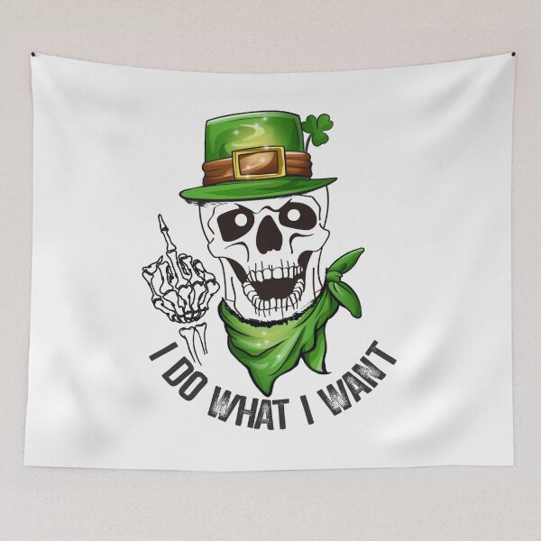 Item preview, I Do What I Want Head Skull Sublimation Green Vintage Hat designed and sold by avinigav.