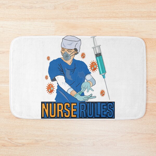 Item preview, Nurse Rules funny designed and sold by Hero Prod.