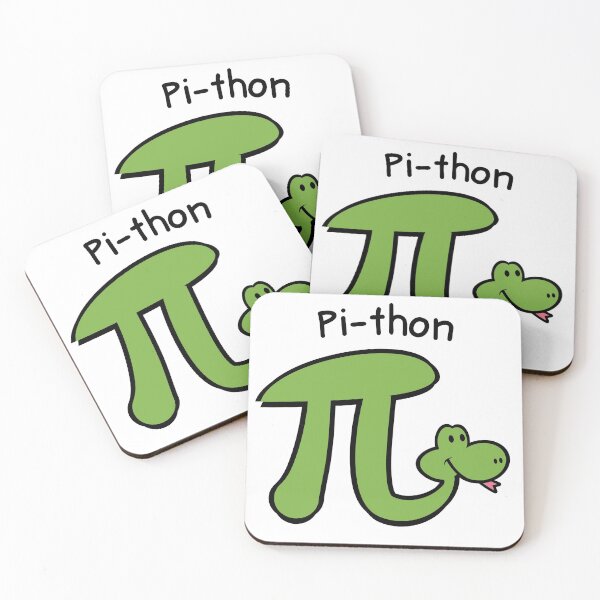 Item preview, Pi-thon - Animal Pun designed and sold by The Agreeable Raven.
