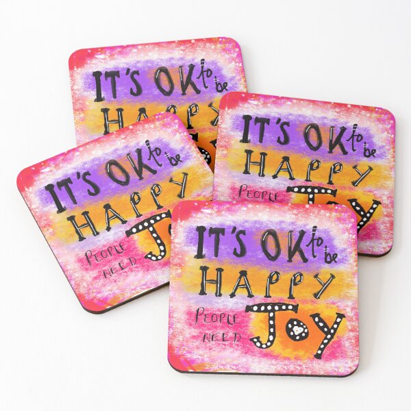 Item preview, It's OK To Be Happy, People Need Joy designed and sold by Clare Walker.