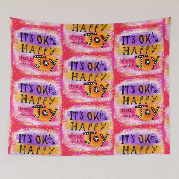 Item preview, It's OK To Be Happy, People Need Joy designed and sold by Clare Walker.