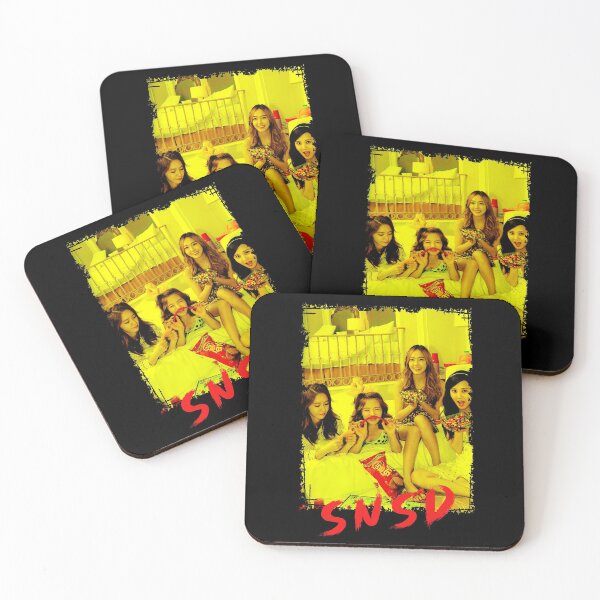 Item preview, Girls Generation SNSD Kpop Group Members Yellow Korean Kpop RGB Color Design designed and sold by Piosenka Art.