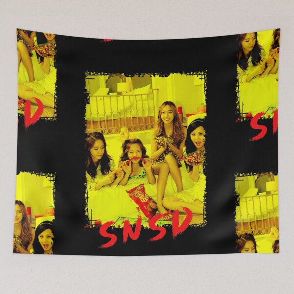 Item preview, Girls Generation SNSD Kpop Group Members Yellow Korean Kpop RGB Color Design designed and sold by Piosenka Art.