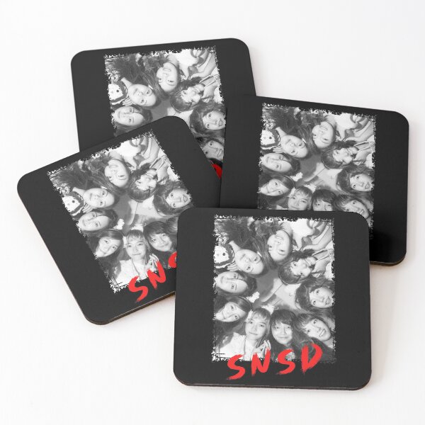 Item preview, Girls Generation SNSD Kpop Group Members black and white Korean Kpop RGB Color Design designed and sold by Piosenka Art.