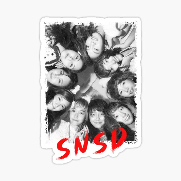 Artikel-Vorschau von Girls Generation SNSD Kpop-Gruppenmitglieder schwarz-weiß koreanisches Kpop RGB-Farbdesign, designt und verkauft von Piosenka Art.