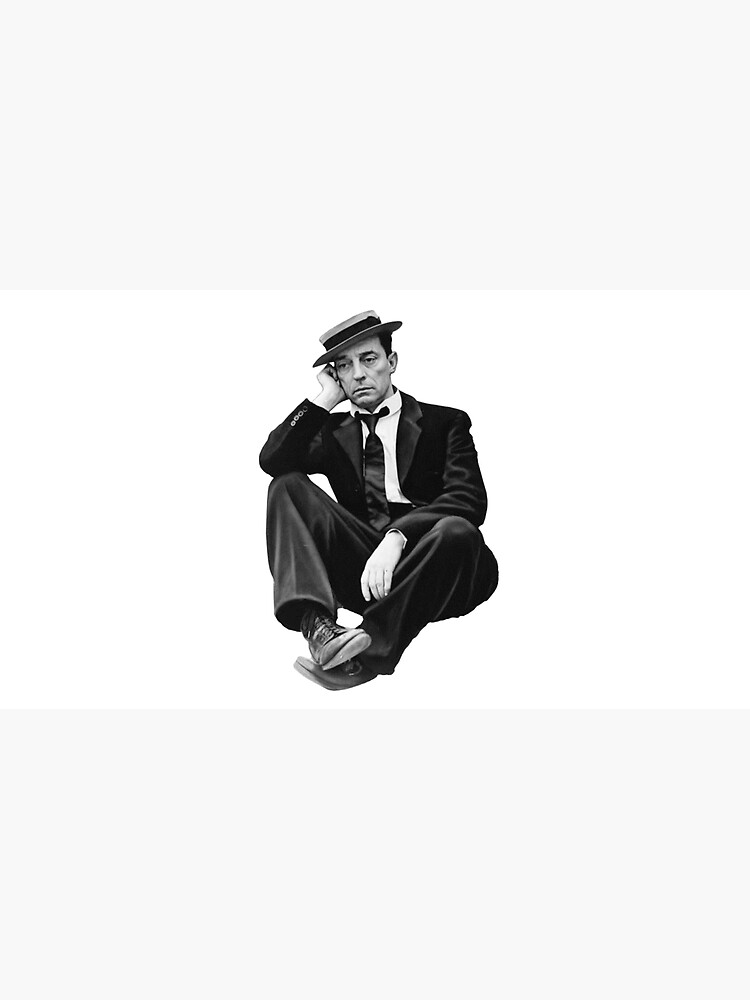 Buster Keaton. On Black. by TOMSREDBUBBLE