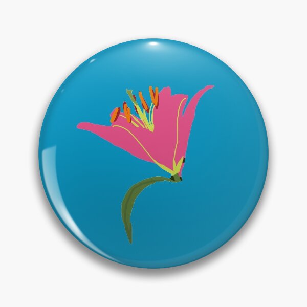 Item preview, Pink Stargazer Lily Flower Abstract Painting designed and sold by ellenhenry.