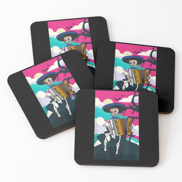 Item preview, Mariachi Playing Skeleton Day Of The Dead designed and sold by vivanbess.