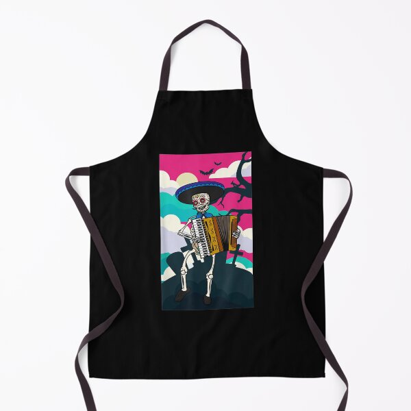 Item preview, Mariachi Playing Skeleton Day Of The Dead designed and sold by vivanbess.