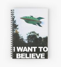 Cuaderno de espiral Quiero creer - Futurama