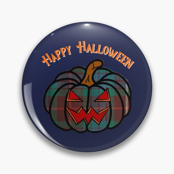 Item preview, Happy Halloween Yer Sassenach! | Fraser Tartan Pumpkin designed and sold by NineSevenFour.