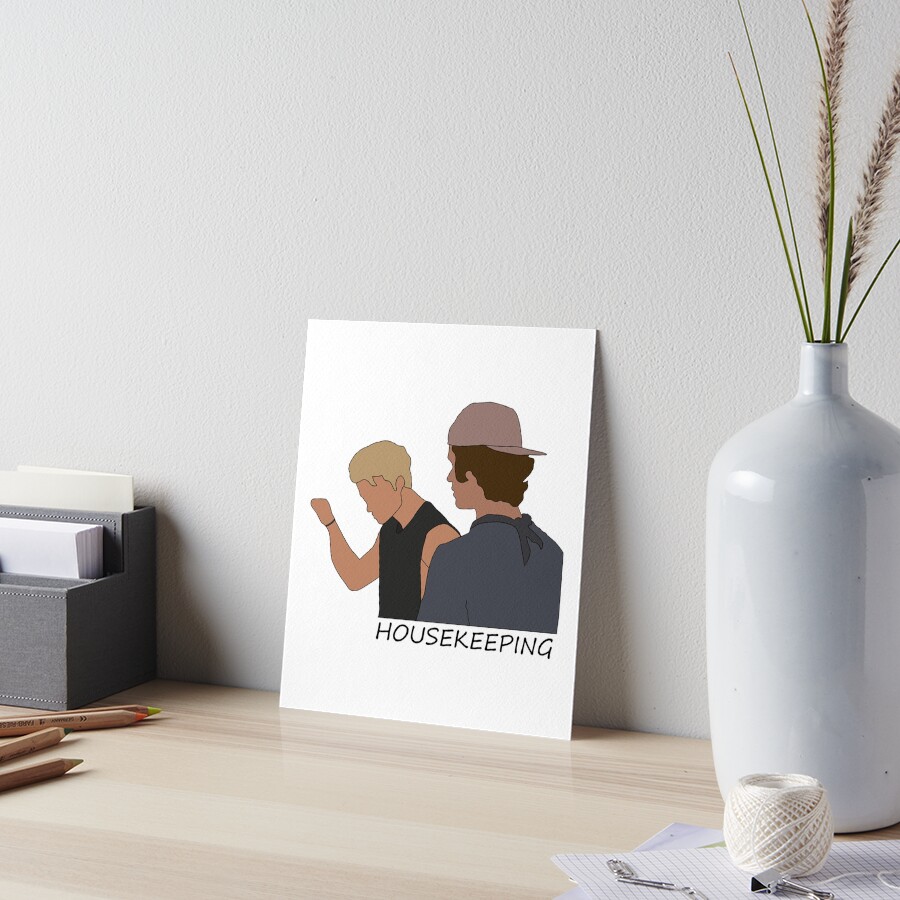 "Outer Banks housekeeping" Art Board Print by AllysApparel Redbubble