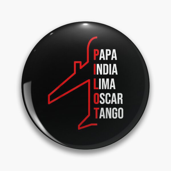 Item preview, Airplane Pilot Spelled With Aviation Alphabet designed and sold by vivanbess.