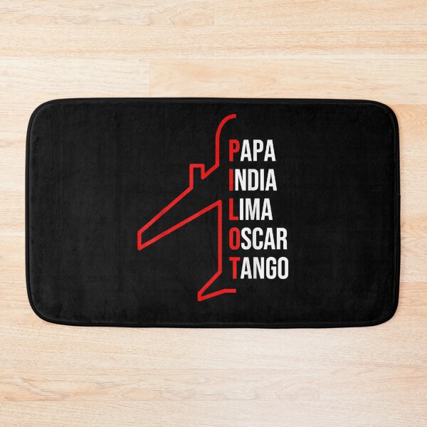 Item preview, Airplane Pilot Spelled With Aviation Alphabet designed and sold by vivanbess.