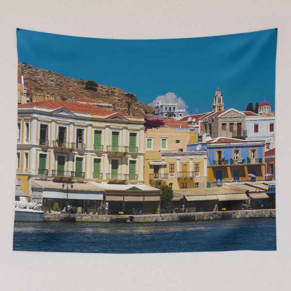 Item preview, Colorful Italian Houses designed and sold by Joyful Gelbe.