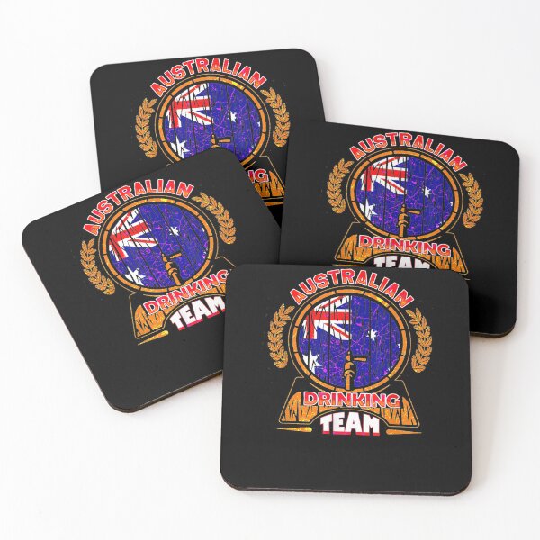 Item preview, Australian Flag Drinking Team Beer Drinker Australia Gift designed and sold by vivanbess.