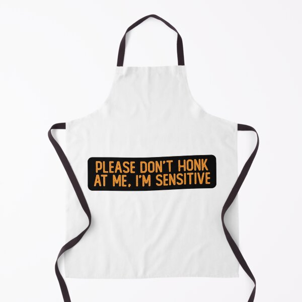 Item preview, Please Don't Honk At Me I'm Sensitive Funny Helmet designed and sold by Sour Soul.