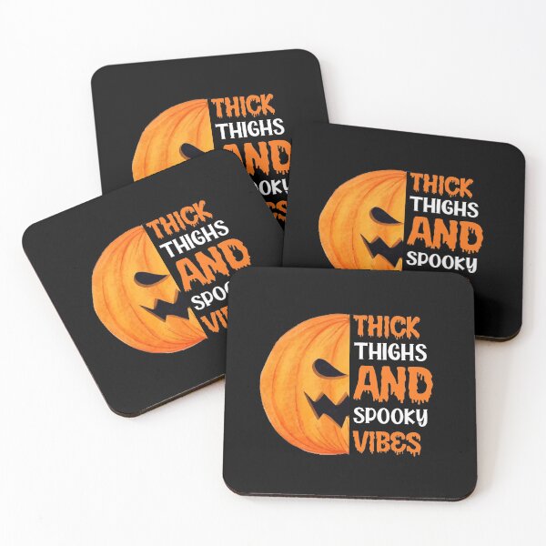 Item preview, Thick Thighs And Spooky Vibes, Funny Halloween Gift Idea For Mom, Dad  designed and sold by AMINE  ★★★★★.
