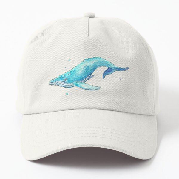 Roger - Watercolor Whale Dad Hat