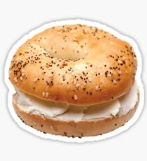 Bagel with cream cheese Sticker