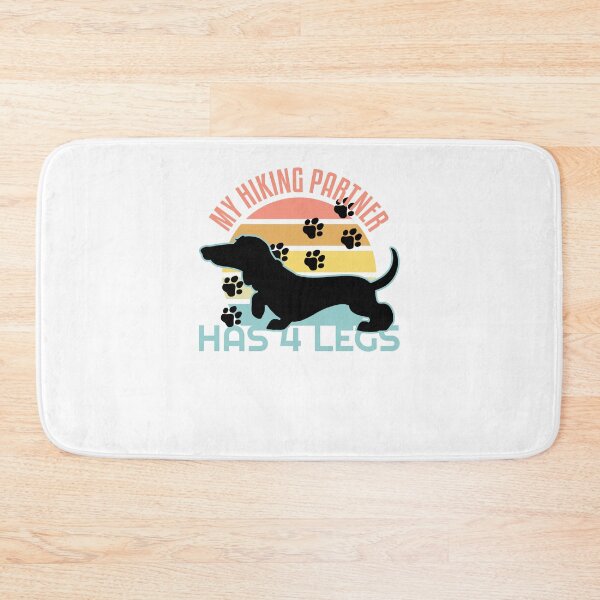 Item preview, My Hiking Partner Has Four Legs | Wiener Dogs Love Nature designed and sold by BoldTigerDesign.