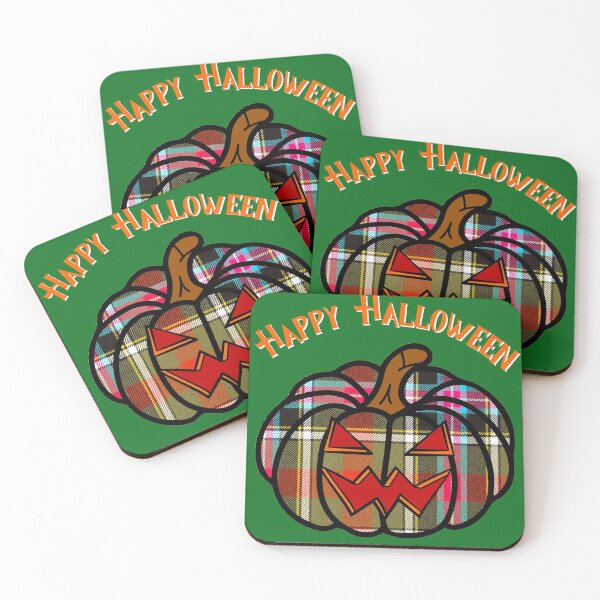 Item preview, Happy Halloween Yer Sassenach! | Bruce of Kinnaird Tartan Pumpkin designed and sold by NineSevenFour.