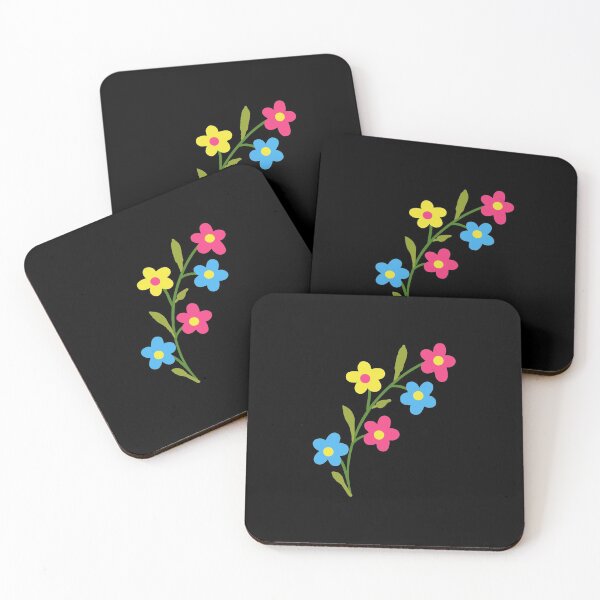 Item preview, Subtle Pansexual Pride Flowers. Pansexual flowers 2 designed and sold by tiredandbored.