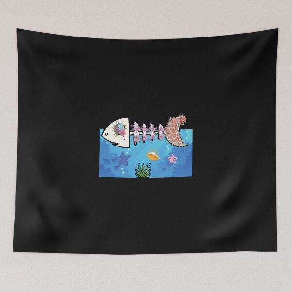 Item preview, Fish T-Shirtfish of death With roses at the bottom of the sea  designed and sold by BumbleBie.