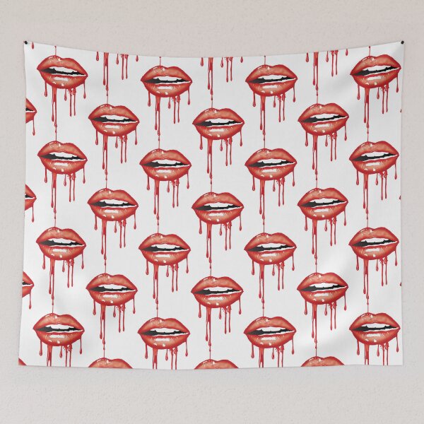 Item preview, Red Dripping Lips designed and sold by alexabrinaldi.