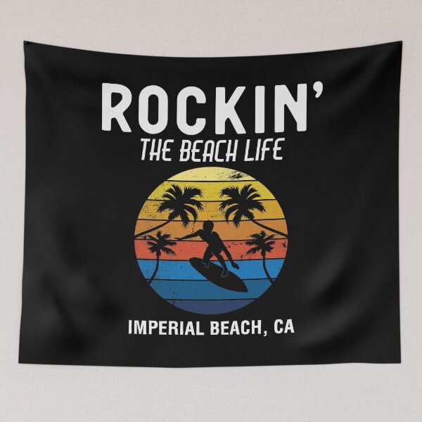 Item preview, Beach Life Imperial Beach Surfing Vacation print designed and sold by jakehughes2015.