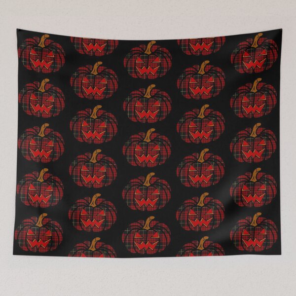 Item preview, McQueen Tartan Halloween Pumpkin designed and sold by NineSevenFour.