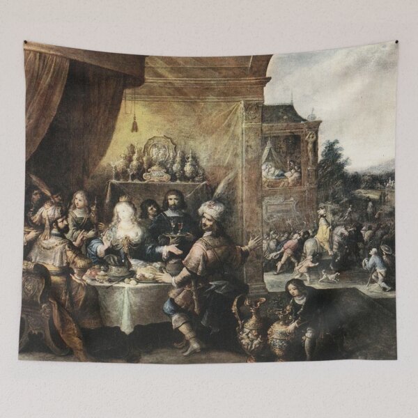 Item preview, feast of Esther - Frans francken the younger  designed and sold by Vintage Designs +.