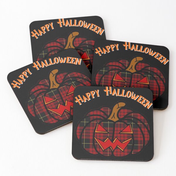 Item preview, Happy Halloween Yer Sassenach! | McQueen Tartan Pumpkin designed and sold by NineSevenFour.