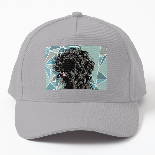 Bearded Black Silkie Baseball Cap