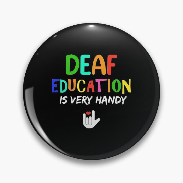 Item preview, Very Handy ASL Sign Language Deaf Education Teacher design designed and sold by jakehughes2015.