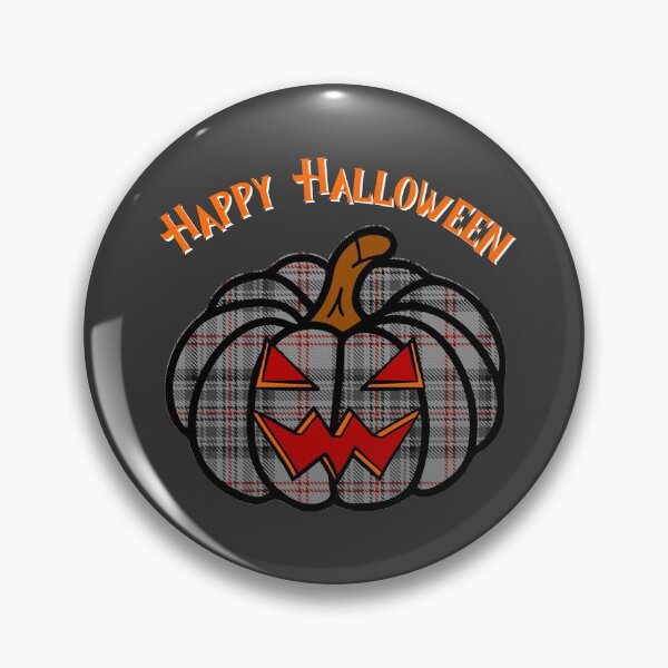 Item preview, Happy Halloween Yer Sassenach! | Balmoral Tartan Pumpkin designed and sold by NineSevenFour.