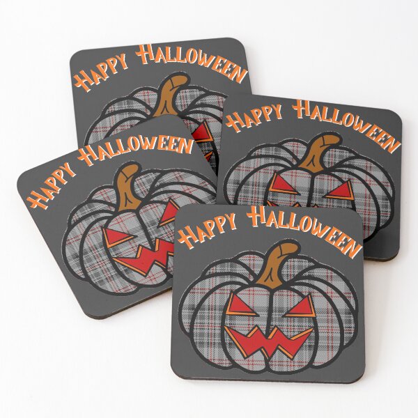 Item preview, Happy Halloween Yer Sassenach! | Balmoral Tartan Pumpkin designed and sold by NineSevenFour.