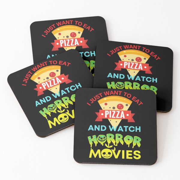 Item preview, I Just Want To Eat Pizza and Watch Horror Movies . designed and sold by A-priori.