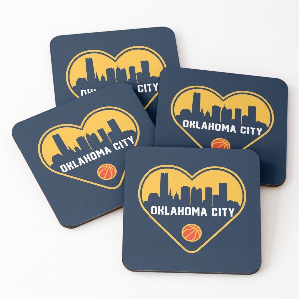 Artikelvorschau, Niedliches I Love Oklahoma City Basketball Herz OKC City Skyline entworfen und verkauft von toutwearapparel.
