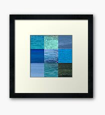 Ocean Blues Framed Print