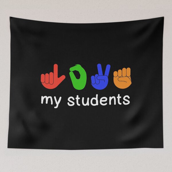 Item preview, Students Sign Language Assistant Deaf Education Teacher product designed and sold by jakehughes2015.