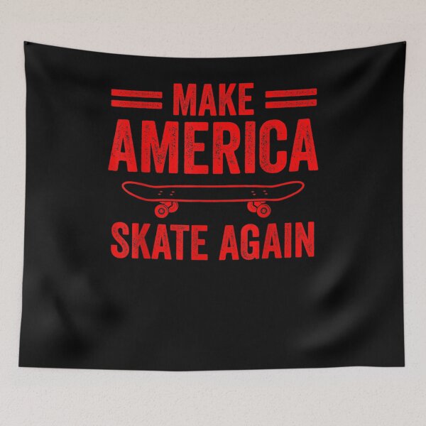 Item preview, Skateboarding Gift Boys Girls Make America Skate Again designed and sold by vivanbess.